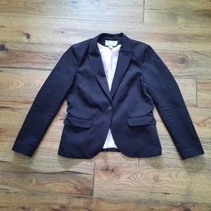 H&M Single Breasted Black Blazer
